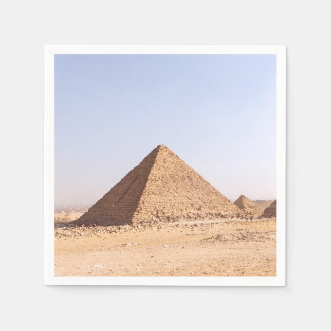 Serviette En Papier Pyramides d'Égypte (Devant)
