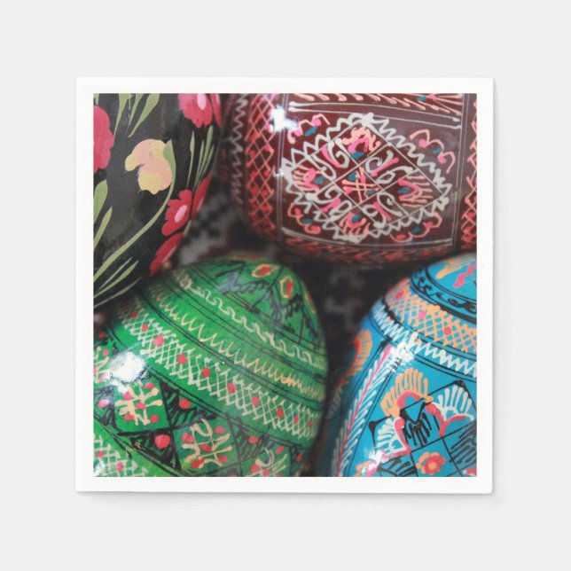 Serviette En Papier Pysanky ukrainien (Devant)