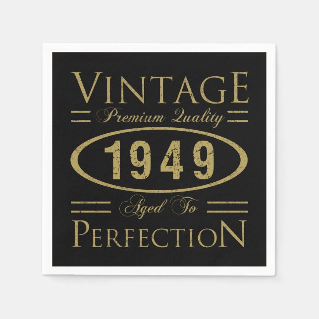 Serviette En Papier Qualité Premium 1949 (Devant)