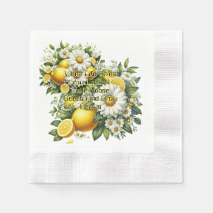 Serviette En Papier Quand la vie vous donne des citrons