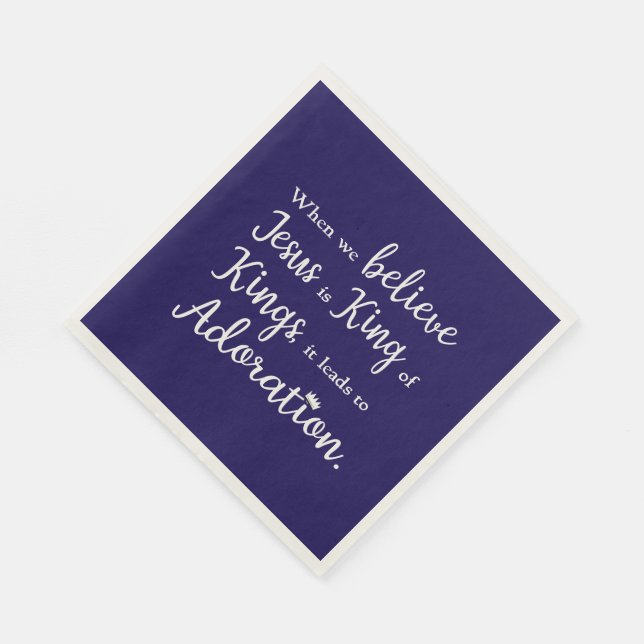 Serviette En Papier Quand tu crois (Coin)