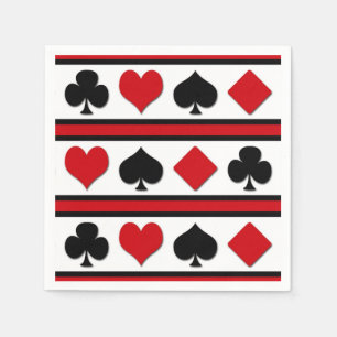 Serviette En Papier Quatre combinaisons de cartes