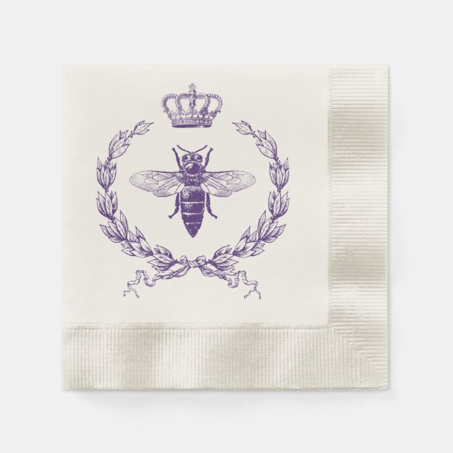 Serviette En Papier Queen Bee (Devant)