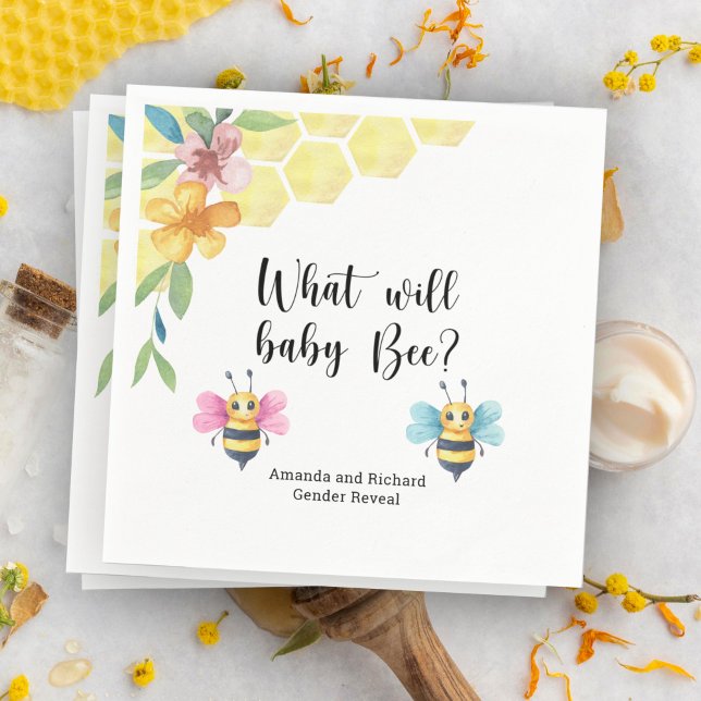 Serviette En Papier Quel bébé sera (Créateur téléchargé)