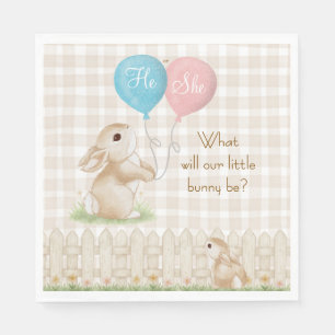 Serviette En Papier Quel sera notre petit lapin ? Révélation du sexe