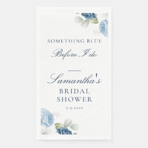 Serviette En Papier Quelque Chose de Bleu Avant de Faire la Fête de Ma