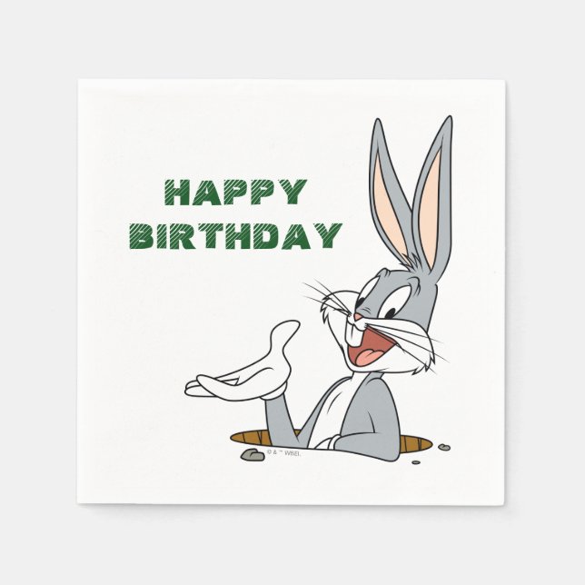 Serviette En Papier QU'EST-CE QU'IL Y A DOC?™ BUGS BUNNY™ Terrier (Devant)