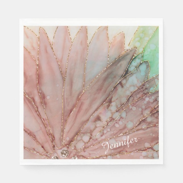 Serviette En Papier Quinceanera 15e fête d'anniversaire (Devant)