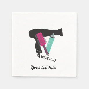 Serviette En Papier Quoi d'autre ? Outils de coiffure