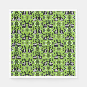 Serviette En Papier Rabbit Nordic Scandinavian Folk Art