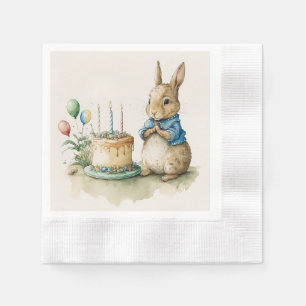 Serviette En Papier Rabbit Peter partie Napkins