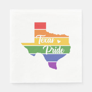 Serviette En Papier Rainbow Design Texan Carte pour les LGBT+ Texans f