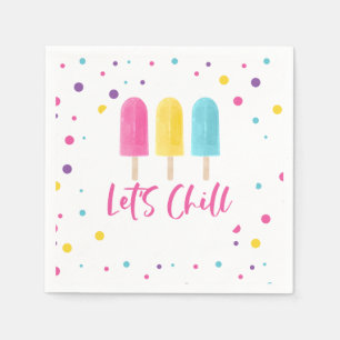 Serviette En Papier Rainbow Pop Chill Anniversaire