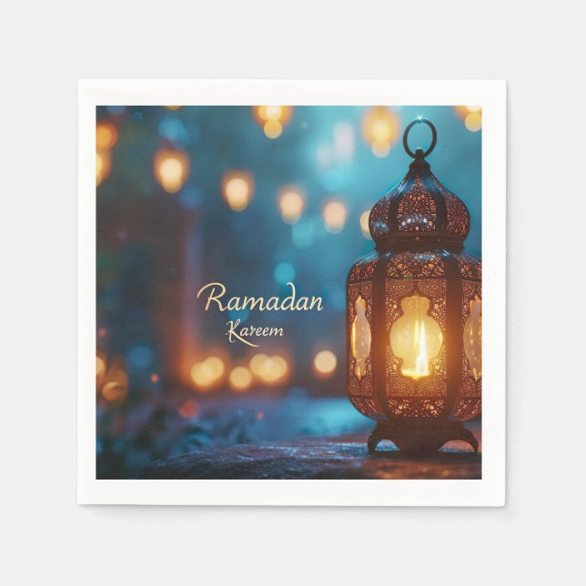 Serviette En Papier Ramadan Kareem Napkins (Devant)