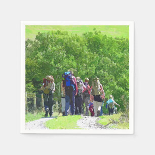 SERVIETTE EN PAPIER RANDONNÉE