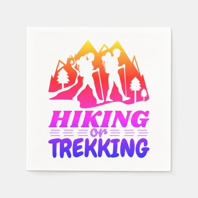 Serviette En Papier Randonnée ou trekking (Devant)