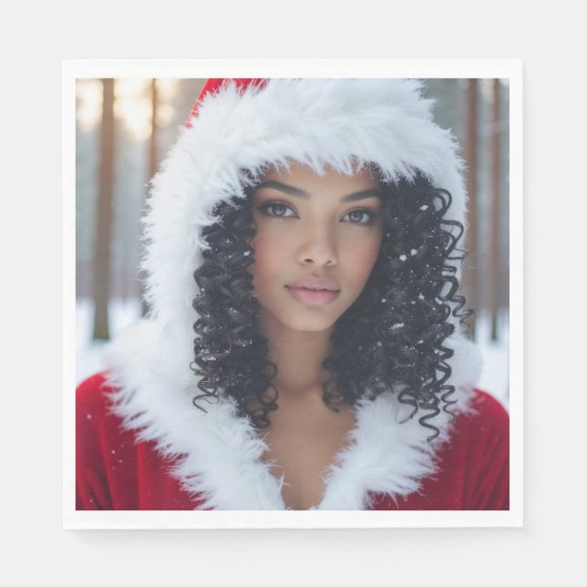 SERVIETTE EN PAPIER RAPPY NOËL (Devant)