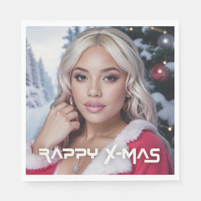 SERVIETTE EN PAPIER RAPPY X-MAS (Devant)