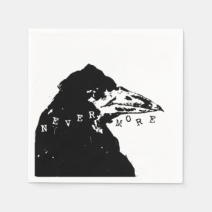 Serviette En Papier Raven d'Edgar Allan Poe