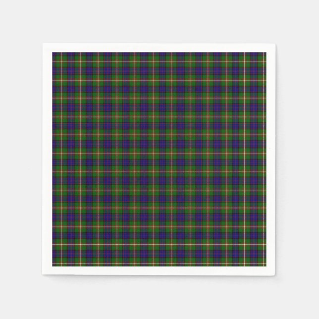 Serviette En Papier Raynald Tartan (Devant)