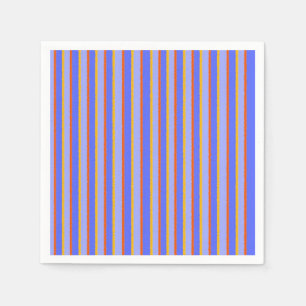 Serviette En Papier rayures abstraites art moderne