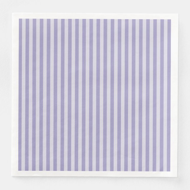 Serviette En Papier Rayures violettes (Devant)
