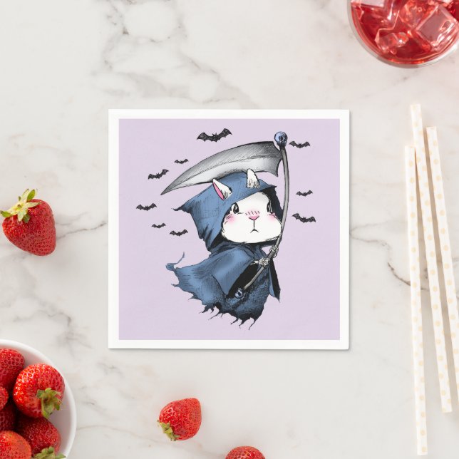 Serviette En Papier Reaper Bunny (En situation)