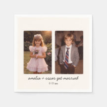 Réception de mariage de photo d'enfance Cocktail P