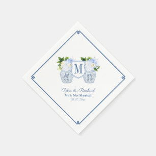 Serviette En Papier Réception de mariage élégante en chinoiserie à mon