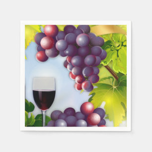 Serviette En Papier Récolte de vins