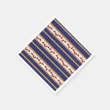 Red Bald Eagle Amérique Papier Napkin