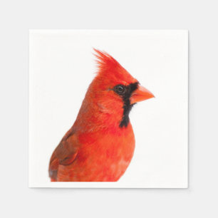 Serviette En Papier Red Cardinal Bird