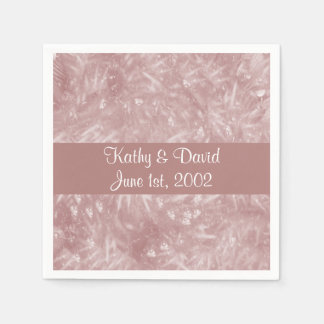 Serviette En Papier Red Elegant (Mariage)