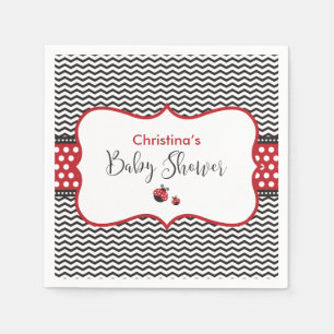 Serviette En Papier Red Ladybug