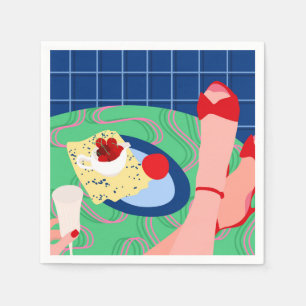 Serviette En Papier Red Sneak Peek