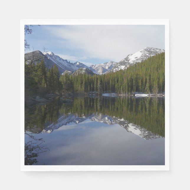 Serviette En Papier Reflet de Bear Lake II (Devant)