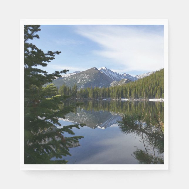 Serviette En Papier Reflet de Bear Lake III (Devant)