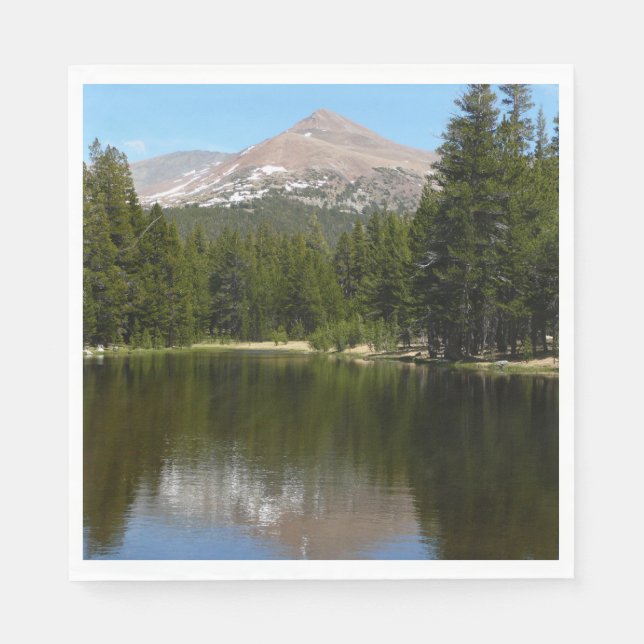 Serviette En Papier Reflet du lac de Yosemite (Devant)