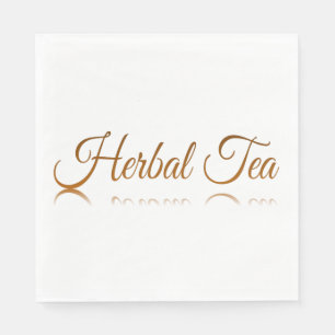 Serviette En Papier Réflexion de thé aux herbes