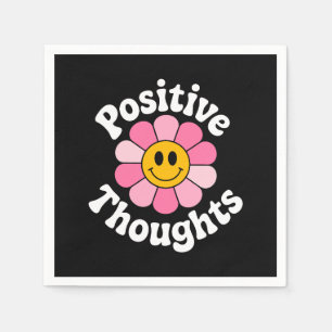 Serviette En Papier Réflexions positives - Floral inspirant