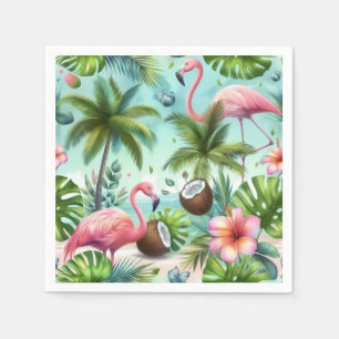 Serviette En Papier Refuge des Flamants