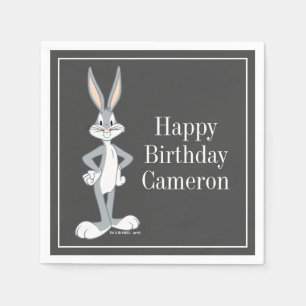 Serviette En Papier Regard fixe de lapin du ™   de BUGS BUNNY