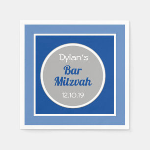 Serviette En Papier Regarde ! Serviettes de bar Mitzvah personnalisées