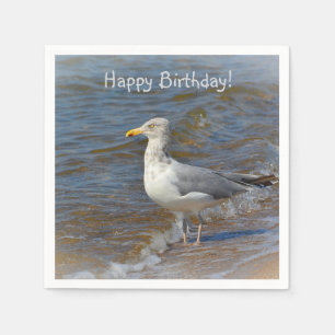 Serviette En Papier Regarder la mouette fixement