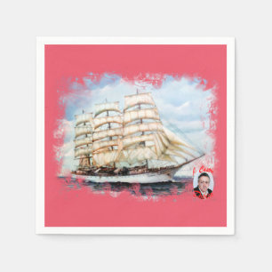 Serviette En Papier Régate Cutty Sark/Cutty Sark Tall Ships'RACE