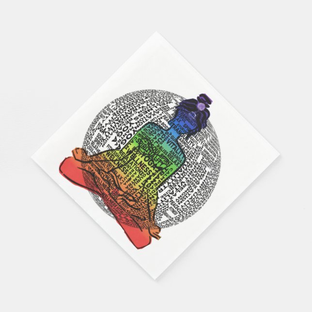 Serviette En Papier Reiki/Chakra (Coin)