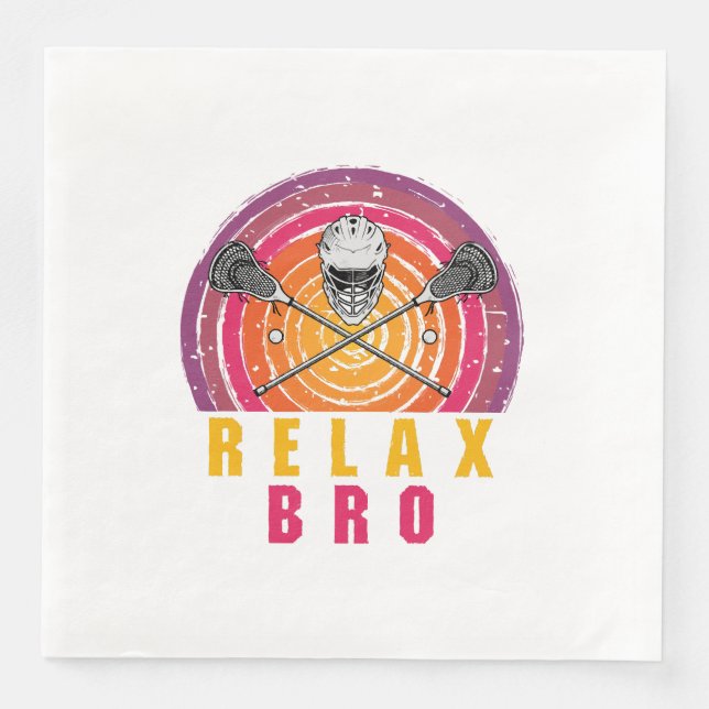 Serviette En Papier Relax Bro Crosse (Devant)