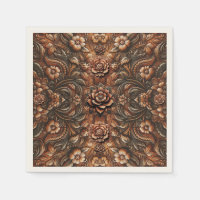 Relief Cuir Faux Fleurs Style Vintage