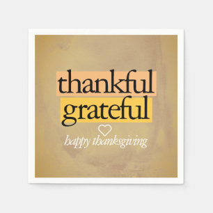 Serviette En Papier remerciement : bon thanksgiving
