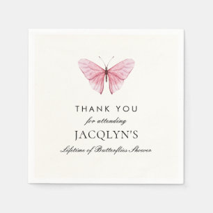 Serviette En Papier Remerciements pour la douche de Jacqlyn pour toute